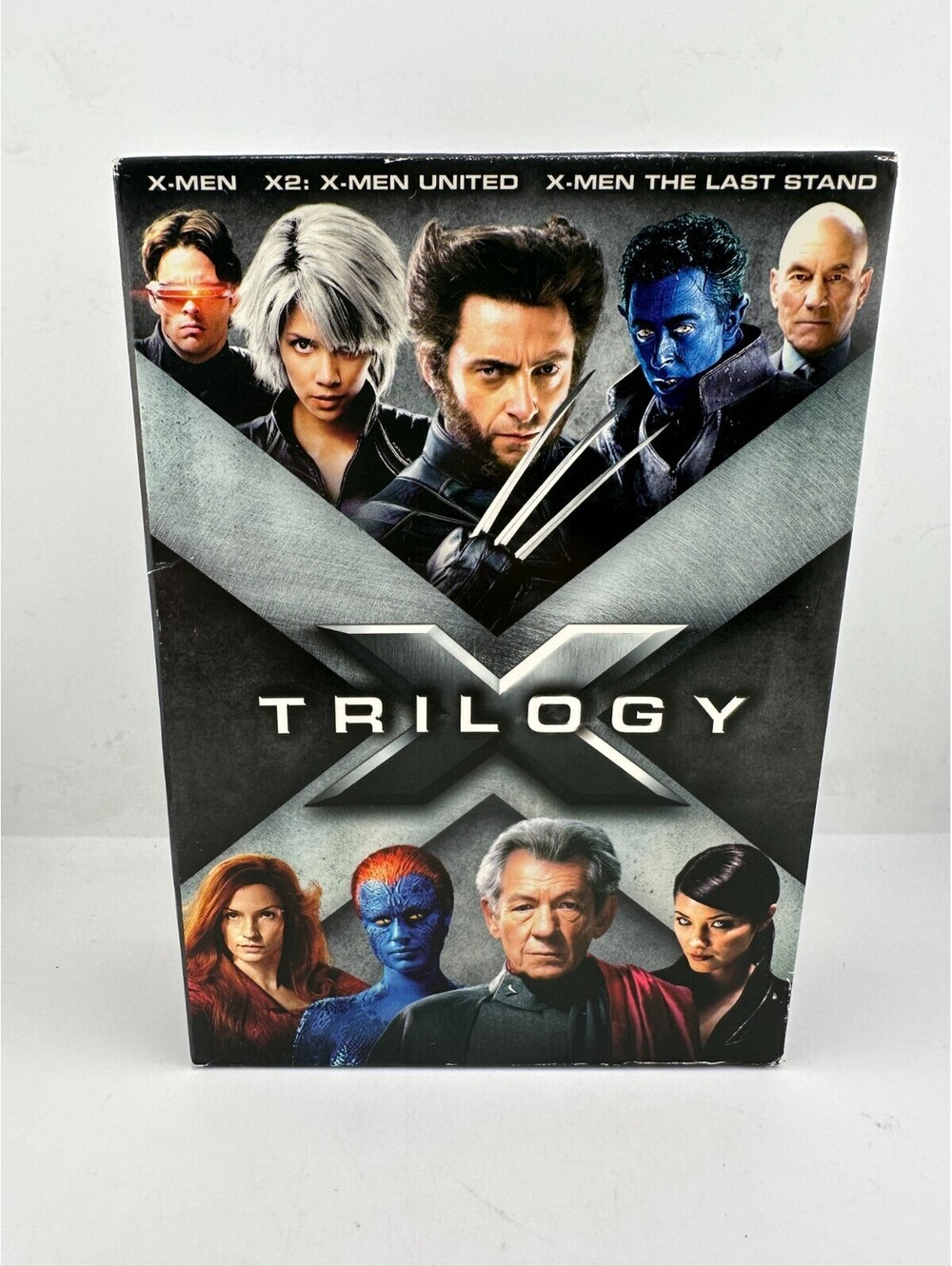 X-Men Trilogy DVD Box Set 3 Movies X2 Last Stand Marvel w Slipcase